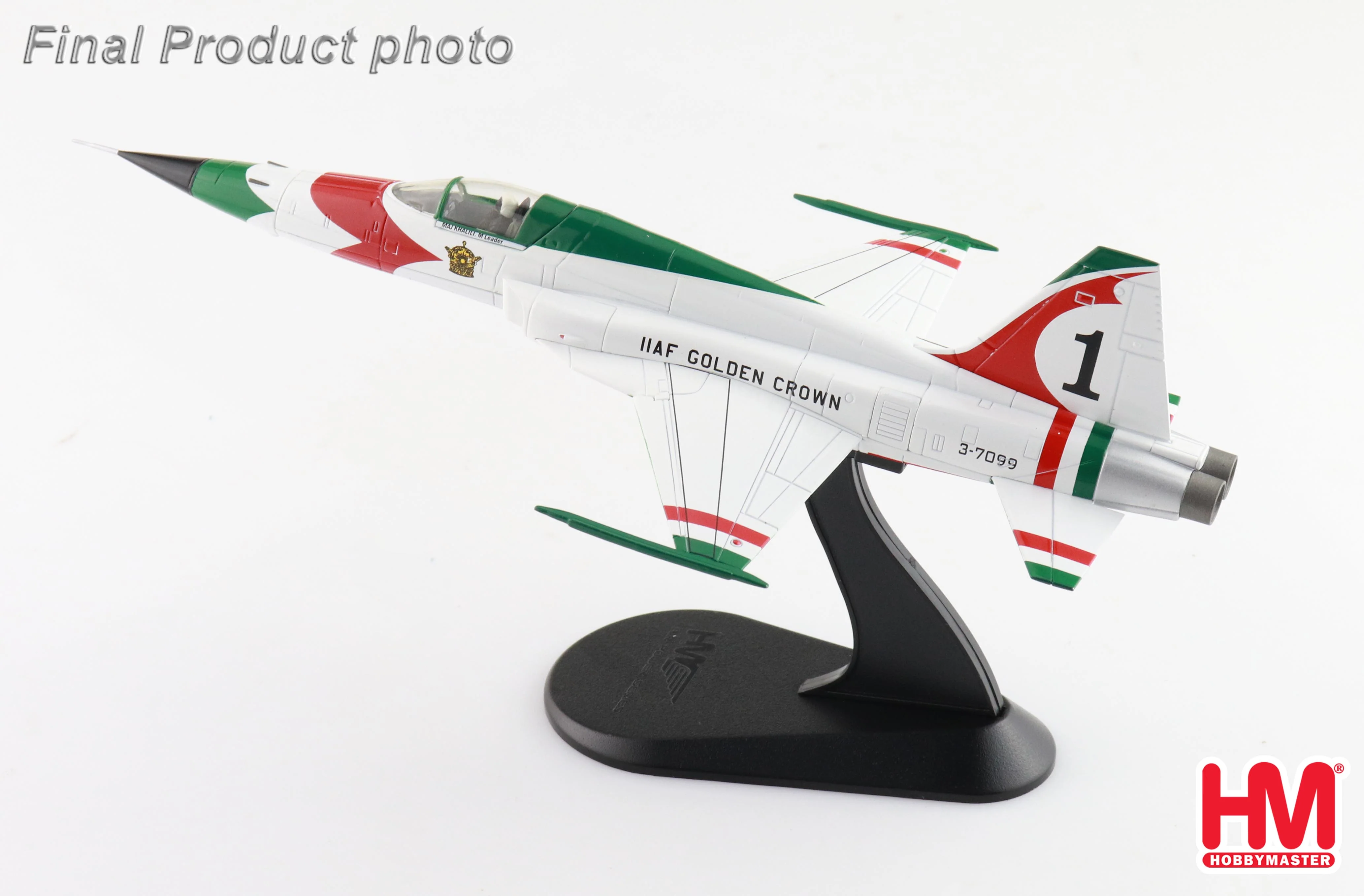 Northrop F-5E (IIAF Golden Crown) 3-7099, IIAF 1970s Diecast 1:72 Scale Model - Hobby Master HA3397 - Image 8