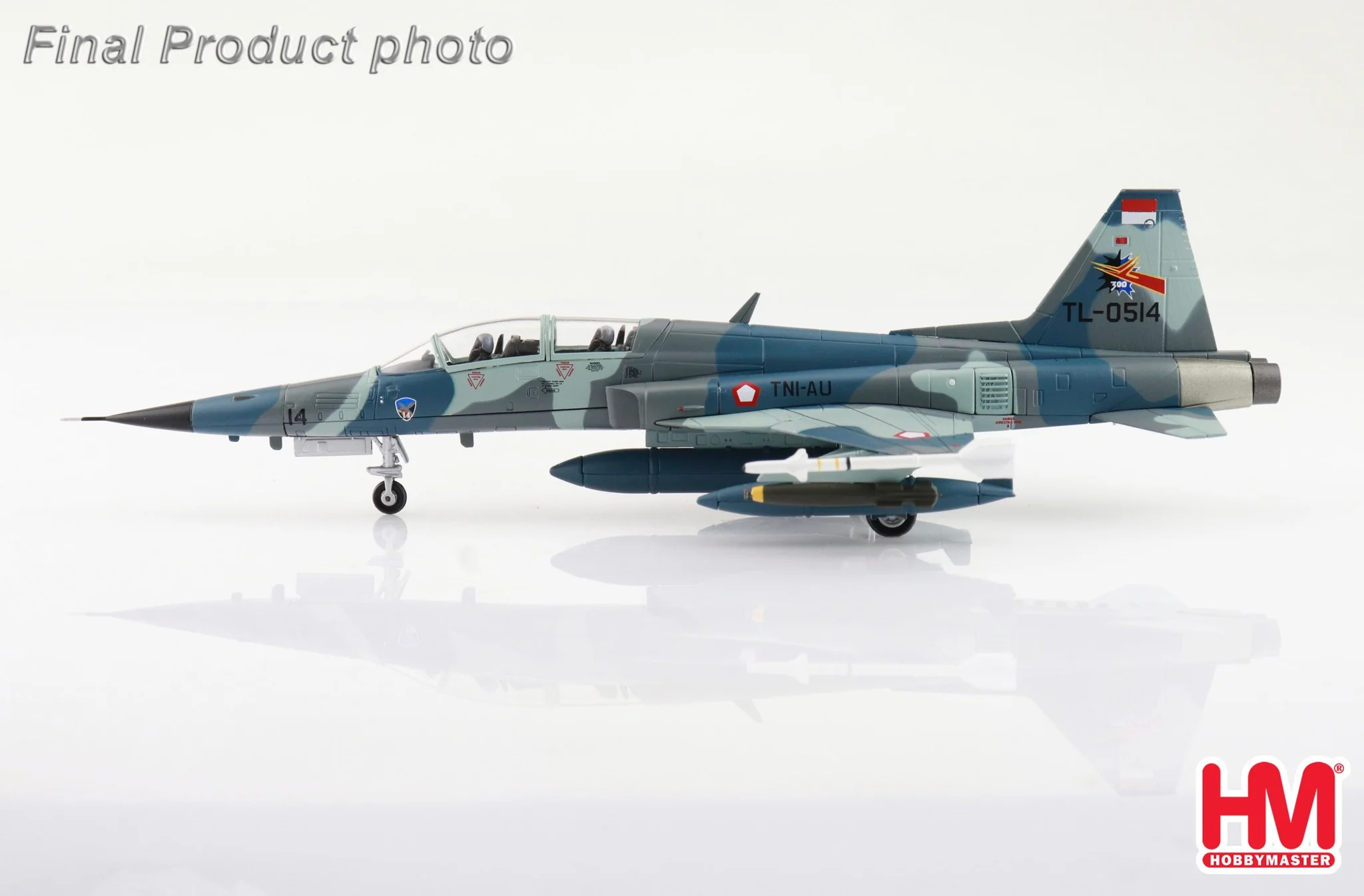 Northrop F-5E Tiger II - Indonesian Air Force TL-0514 TNI-AU April 1980 Diecast 1:72 Scale Model - Hobby Master HA3375 - Image 7