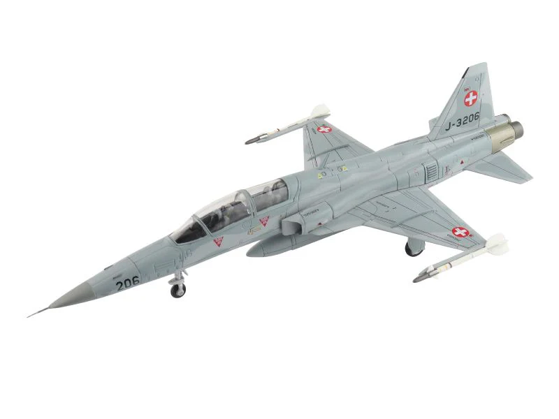 Northrop F-5F Tiger II J-3206 Staffel 6 Swiss Air Force Diecast 1:72 Scale Model - Hobby Master HA3380