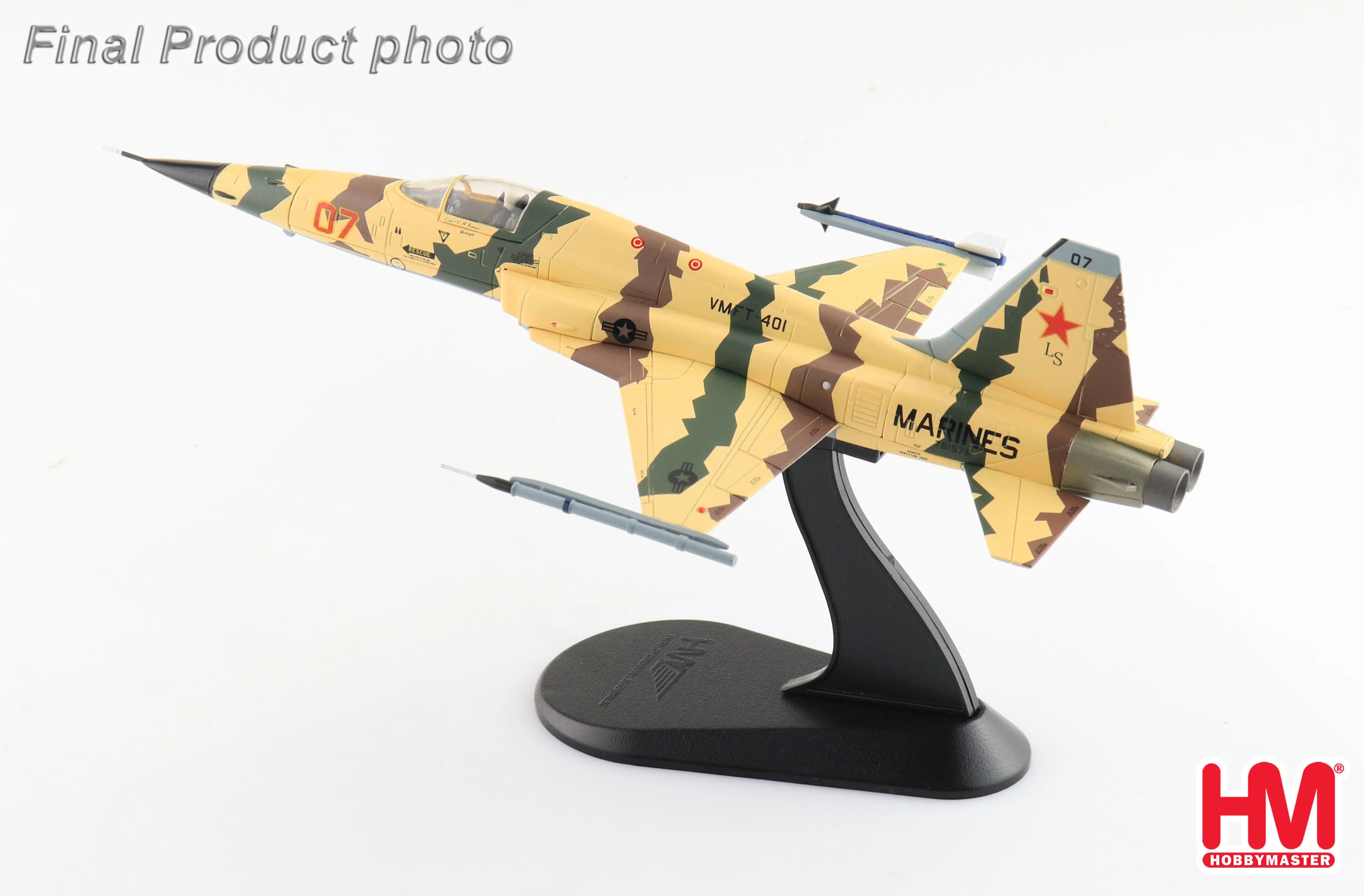 Northrop Grumman F-5N Tiger II 761572, VMFT-401 US Marines Yuma 2018 Diecast 1:72 Scale Model - Hobby Master HA3398 - Image 9