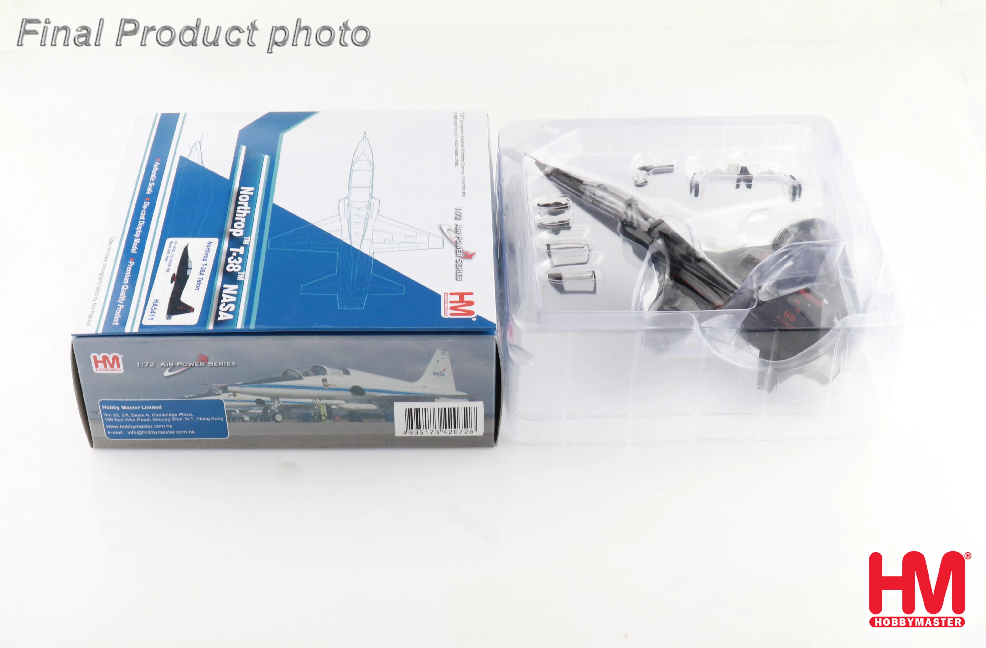 Northrop T-38A Talon 65-10342, 1st RS/9th RW Beale AFB 2006 Diecast 1:72 Scale Model - Hobby Master HA5411 - Image 9