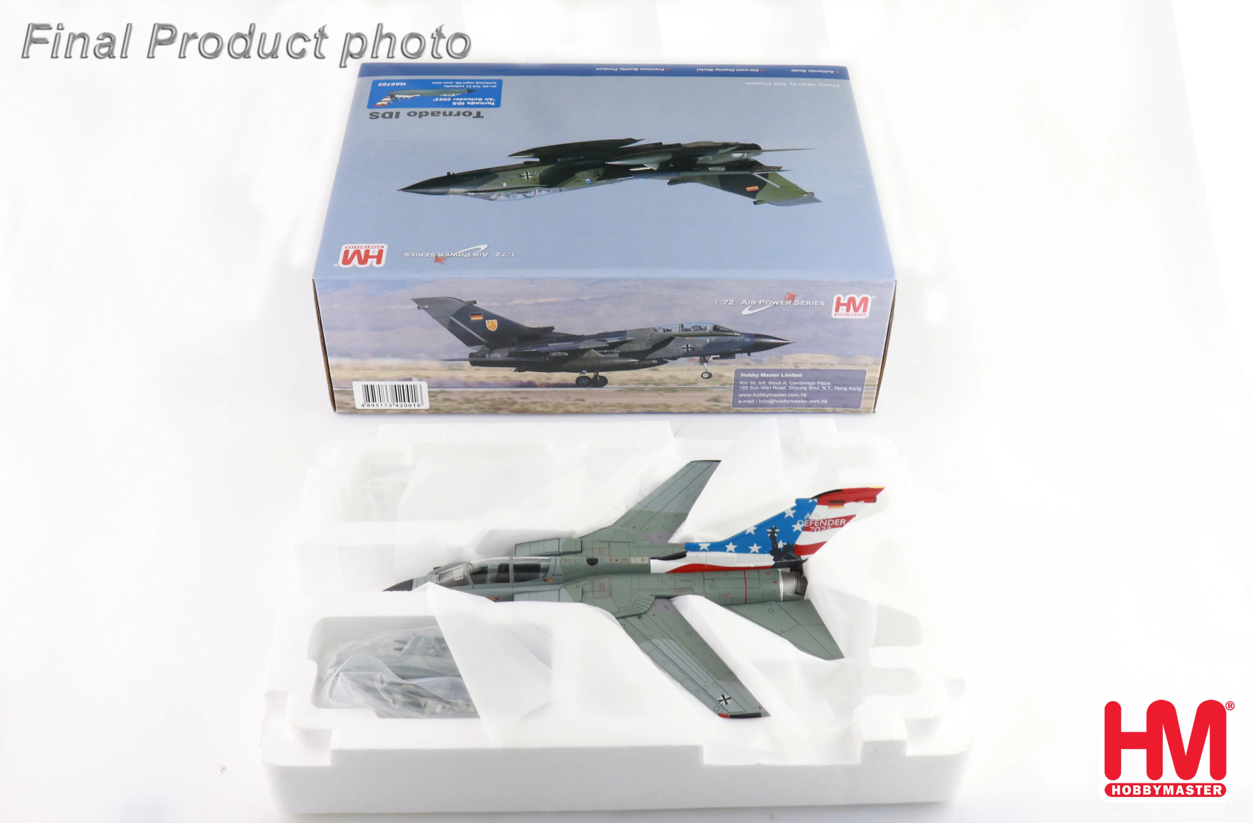 Panavia Tornado IDS - Air Defender 2023 44+69 TLG 51 Luftwaffe Schleswig Jagel AB Diecast 1:72 Scale Model - Hobby Master HA6722 - Image 9