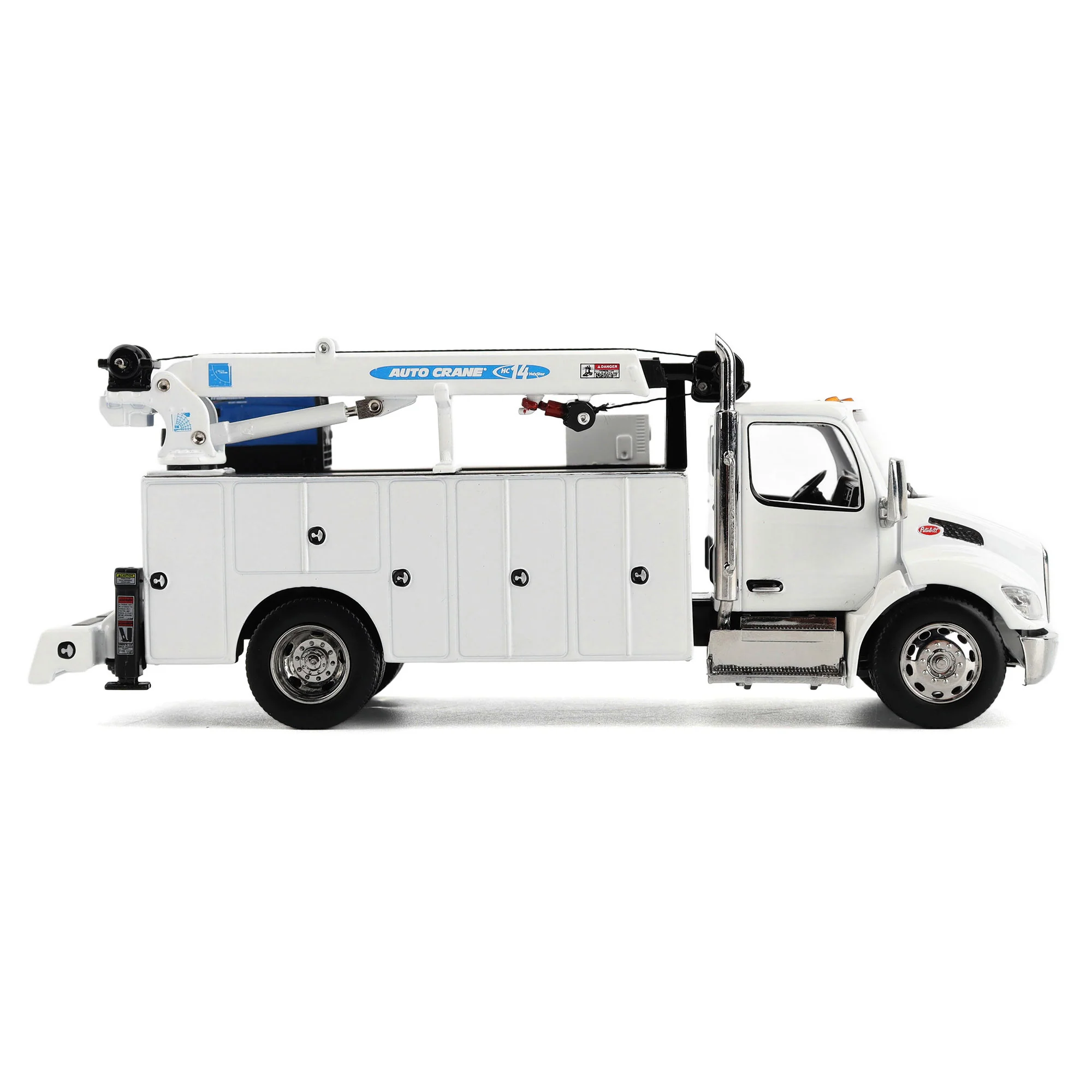 Peterbilt Model 536 Auto-Crane Titan85-Body HC14-Crane Work Truck w/ Miller EnPak Diecast 1:50 Scale Model - Diecast Masters 71223 - Image 10