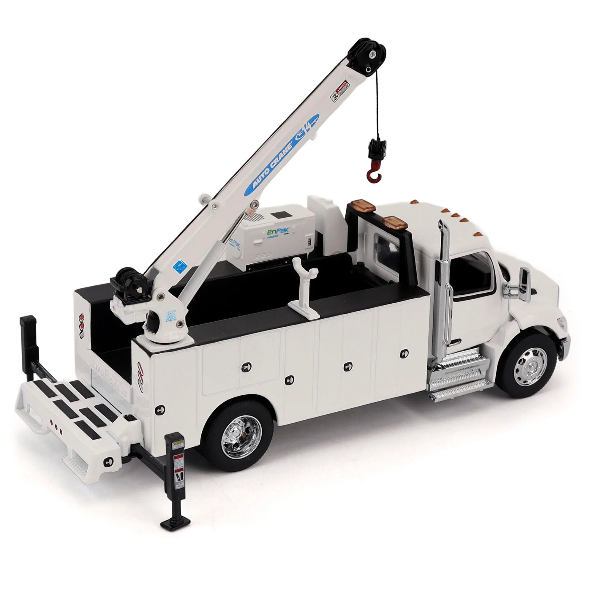 Peterbilt Model 536 Auto-Crane Titan85-Body HC14-Crane Work Truck w/ Miller EnPak Diecast 1:50 Scale Model - Diecast Masters 71223 - Image 5