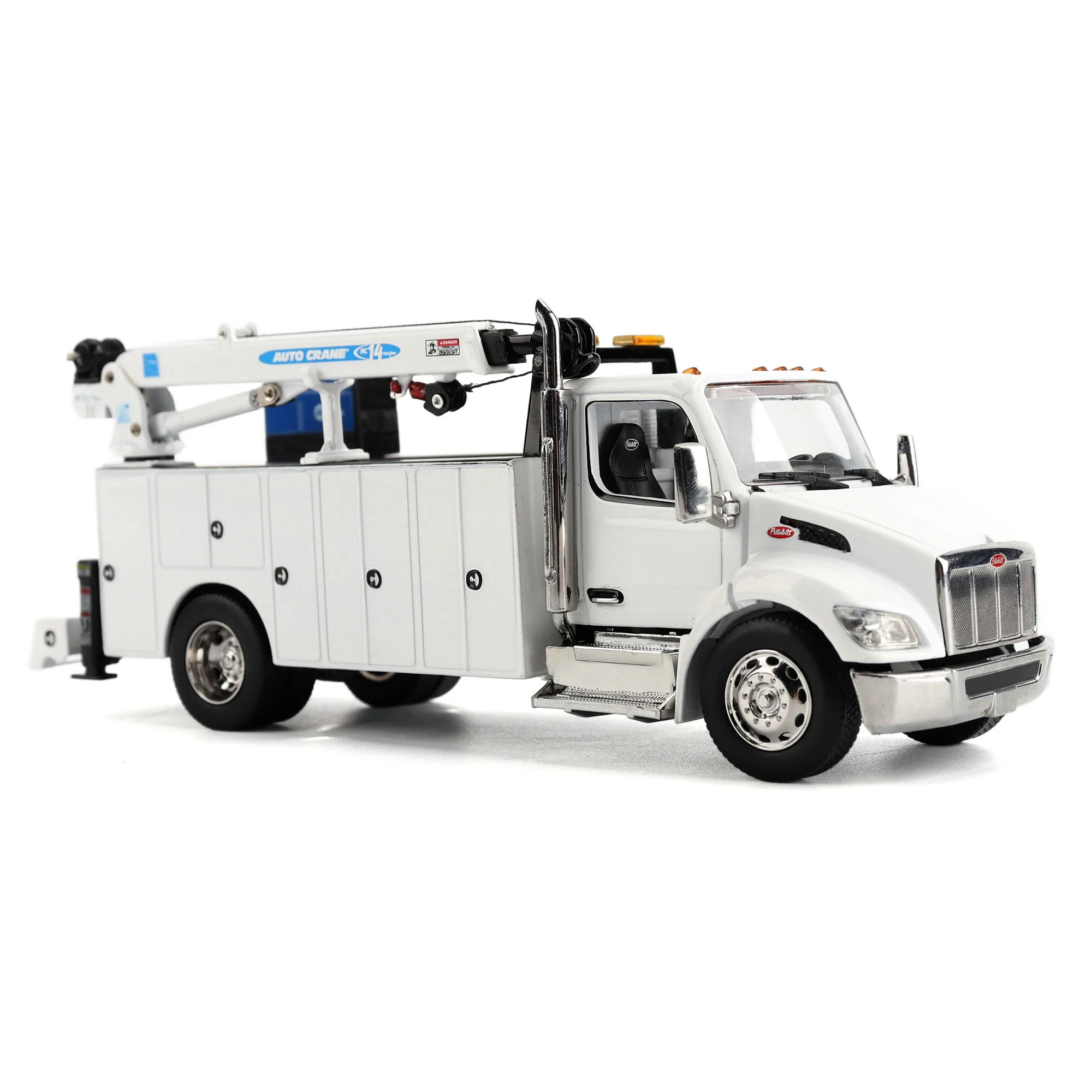 Peterbilt Model 536 Auto-Crane Titan85-Body HC14-Crane Work Truck w/ Miller EnPak Diecast 1:50 Scale Model - Diecast Masters 71223 - Image 8