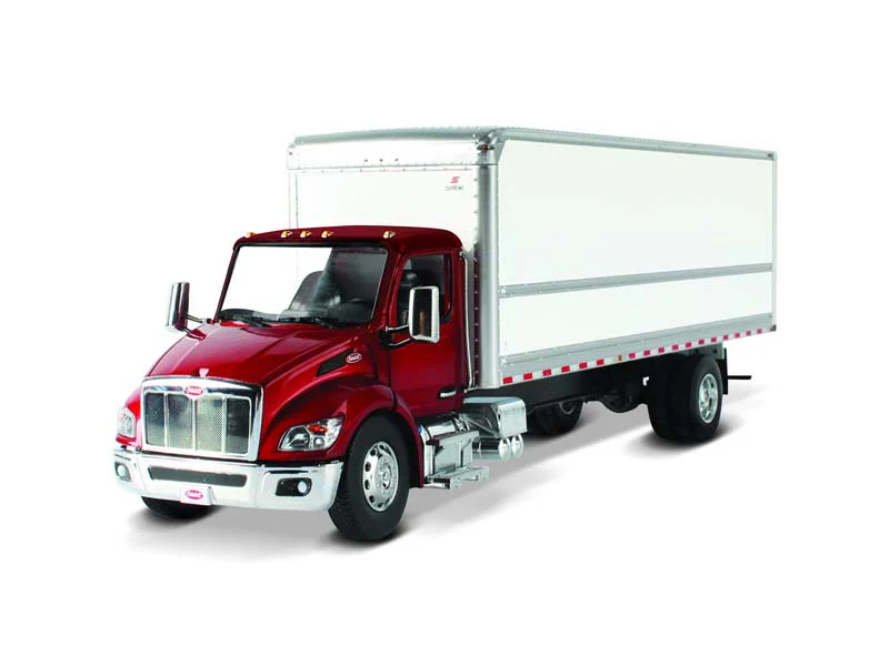 Peterbilt Model 536 w/ Wabash Supreme 26ft Dry Cargo Van Body (Transport Series) 1:32 Scale Model - Diecast Masters 71106