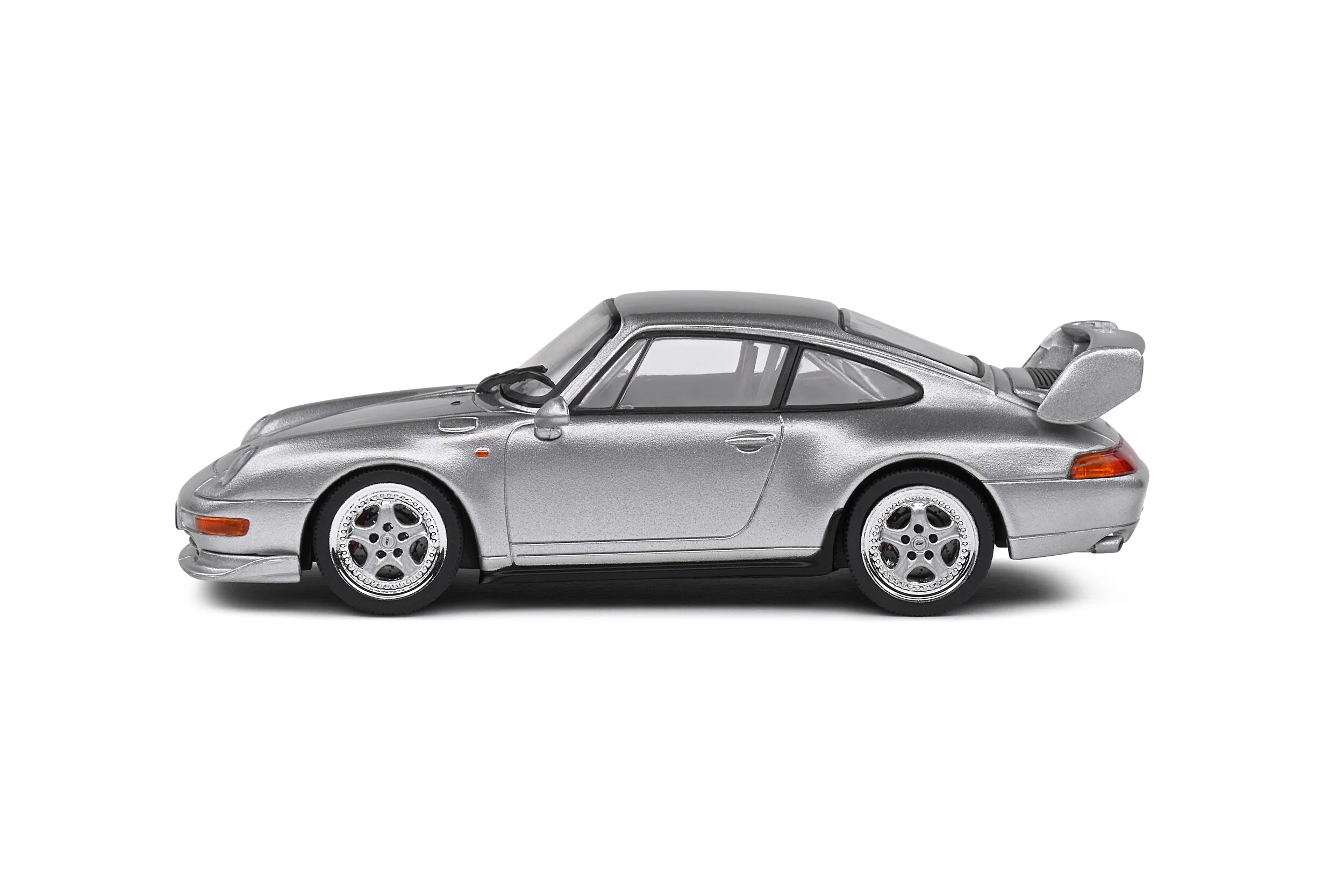 Porsche 993 RS Clubsport - Silver Diecast 1:43 Scale Model - Solido S4313803 - Image 4