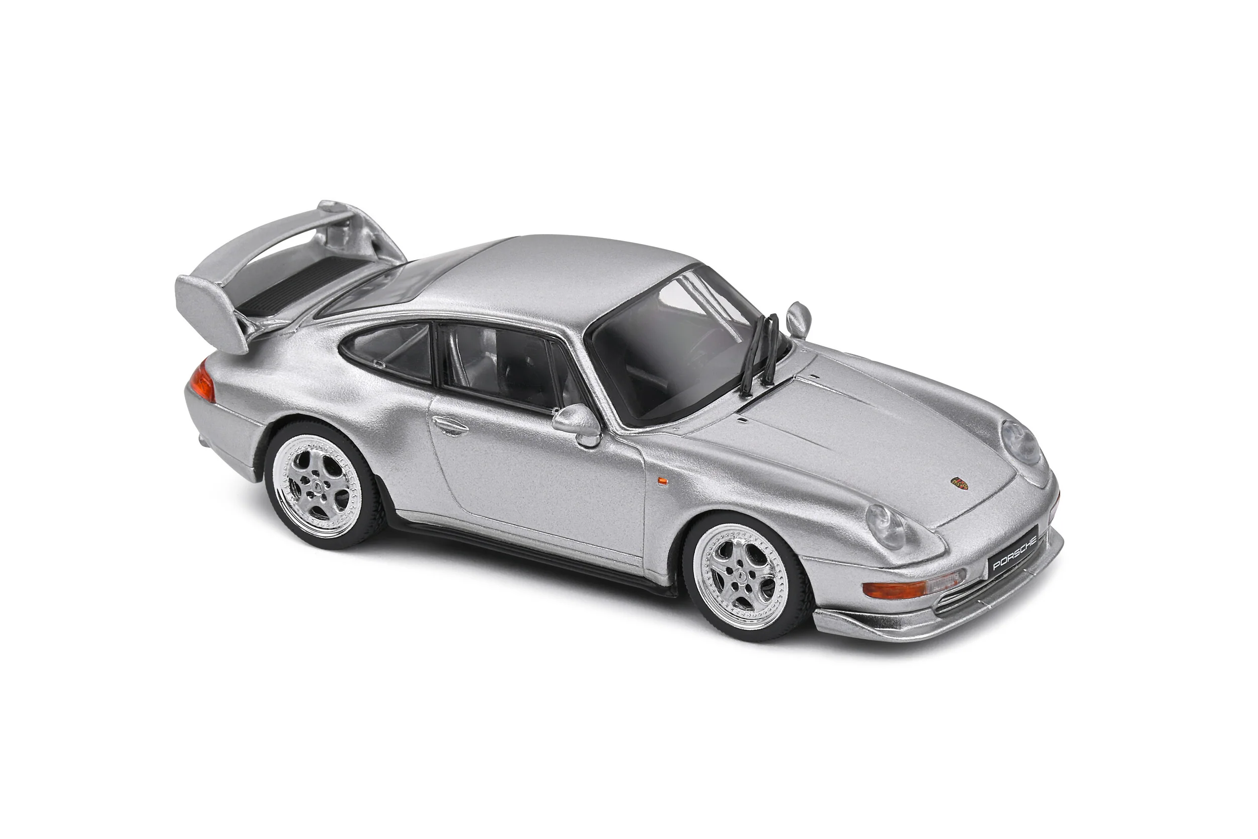 Porsche 993 RS Clubsport - Silver Diecast 1:43 Scale Model - Solido S4313803 - Image 8