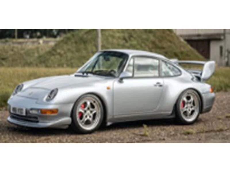 Porsche 993 RS Clubsport - Silver Diecast 1:43 Scale Model - Solido S4313803 - Image 9