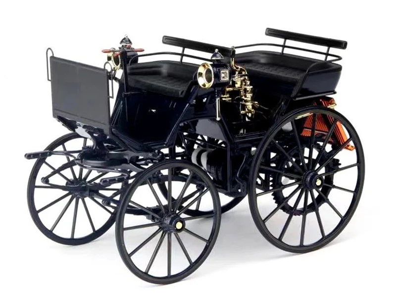 PRE-ORDER 1886 Daimler Motorkutsche - Dark Blue Diecast 1:18 Scale Model - Norev 183700