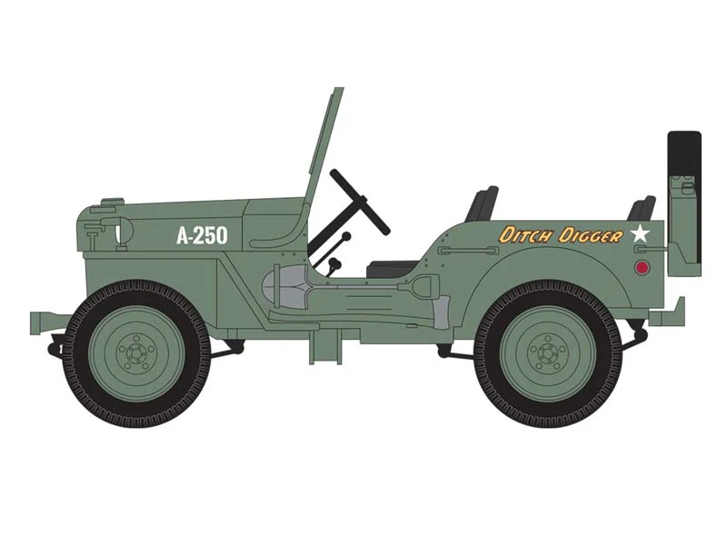 PRE-ORDER 1942 Willy’s MB (Anniversary Collection Series 18 – America 250 Edition) Diecast 1:64 Scale Model - Greenlight 28180C - Image 9