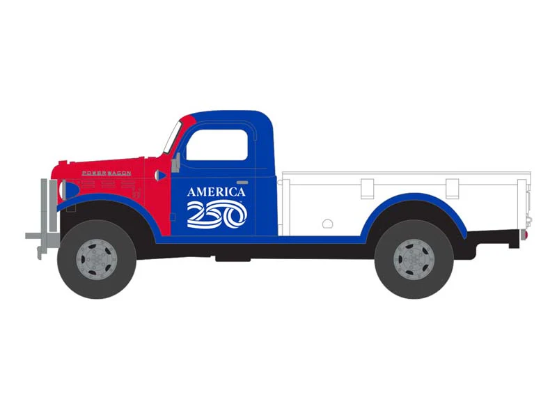PRE-ORDER 1946 Dodge Power Wagon (Anniversary Collection Series 18 – America 250 Edition) Diecast 1:64 Scale Model - Greenlight 28180E - Image 9