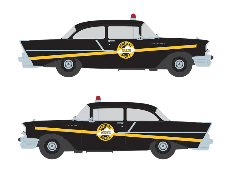 PRE-ORDER 1957 Chevrolet One-Fifty - Kentucky State Police Diecast 1:64 Scale Model - IXO IA64015