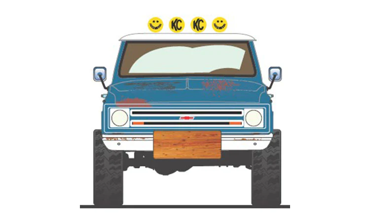 PRE-ORDER 1967 Chevrolet K-10 World of Outlaws Push Truck Diecast 1:18 Scale Model - ACME A1807223 - Image 2