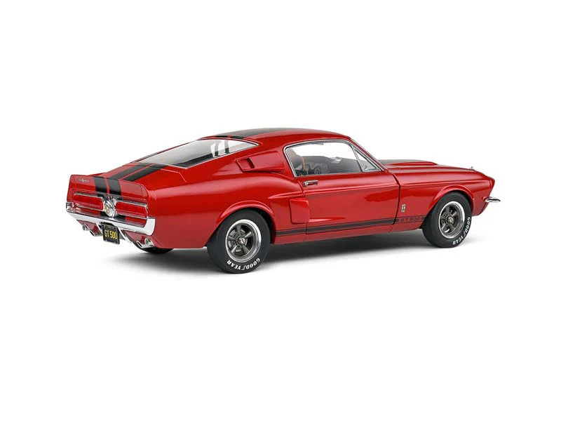 PRE-ORDER 1967 Ford Mustang Shelby GT500 - Red Diecast 1:18 Scale Model - Solido S1802909 - Image 2