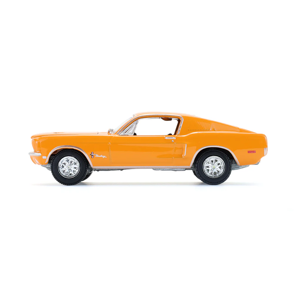 PRE-ORDER 1968 Ford Mustang Coupe - West Coast USA Special Edition Mustang – Madagascar Orange Diecast 1:64 Scale Model - Greenlight 30539 - Image 7