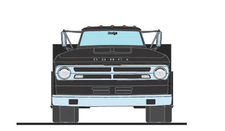 PRE-ORDER 1970 Dodge D-300 Ramp Truck - Motown Missile Diecast 1:18 Scale Model - ACME A1801918 - Image 2