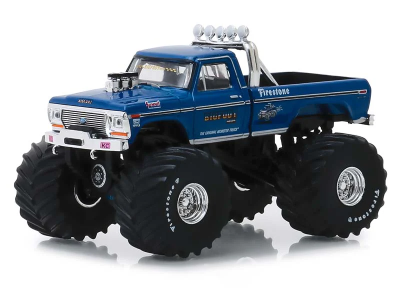 PRE-ORDER 1974 Ford F-250 Monster Truck Bigfoot #1 w/ 66-Inch Tires (Kings of Crunch Series 4) Diecast 1:64 Scale Model - Greenlight 49040A