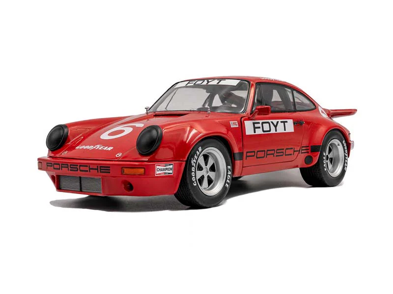 PRE-ORDER 1974 Porsche 911 Iroc Daytona #6 FOYT Diecast 1:18 Scale Model - Solido S1810704