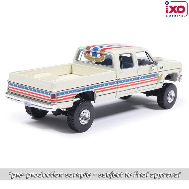 PRE-ORDER 1976 Chevrolet Custom Deluxe K30 Fleetside - July 4th Exclusive Diecast 1:64 Scale Model - IXO IA64032 - Image 7