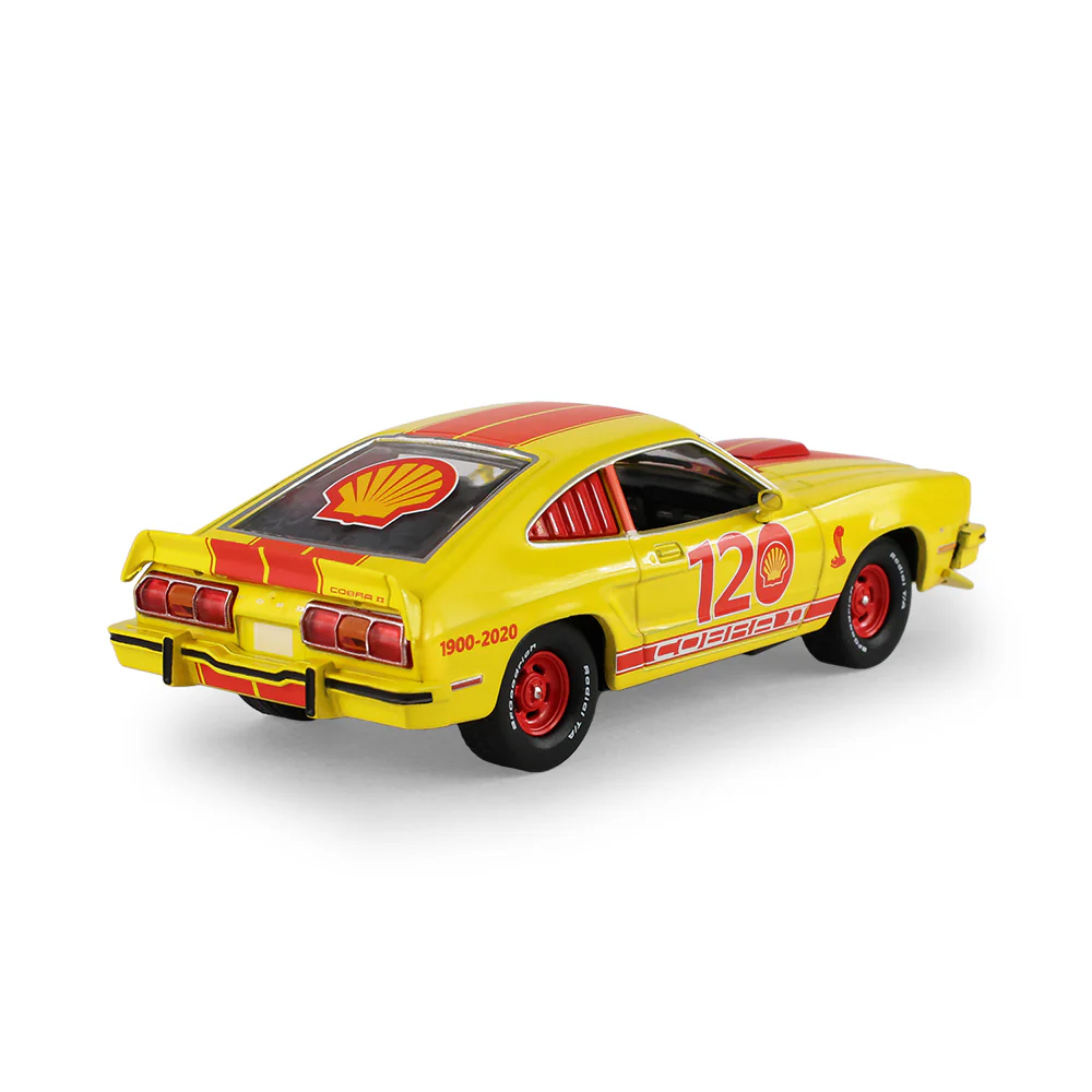 PRE-ORDER 1976 Ford Mustang Cobra II – Shell 120th Anniversary Diecast 1:43 Scale Model - Greenlight 86645 - Image 4