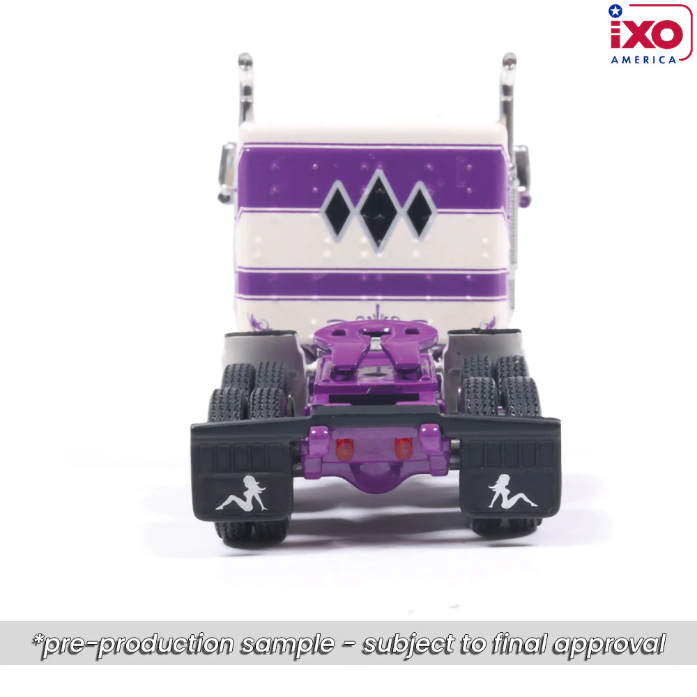 PRE-ORDER 1978 Ford LTL-9000 - Purple and Cream Diecast 1:64 Scale Model - IXO U64TR033 - Image 4