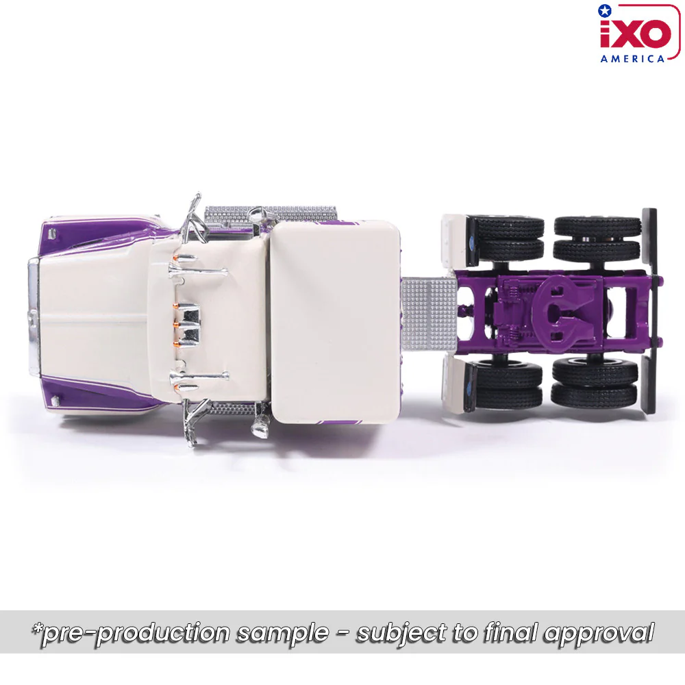 PRE-ORDER 1978 Ford LTL-9000 - Purple and Cream Diecast 1:64 Scale Model - IXO U64TR033 - Image 8