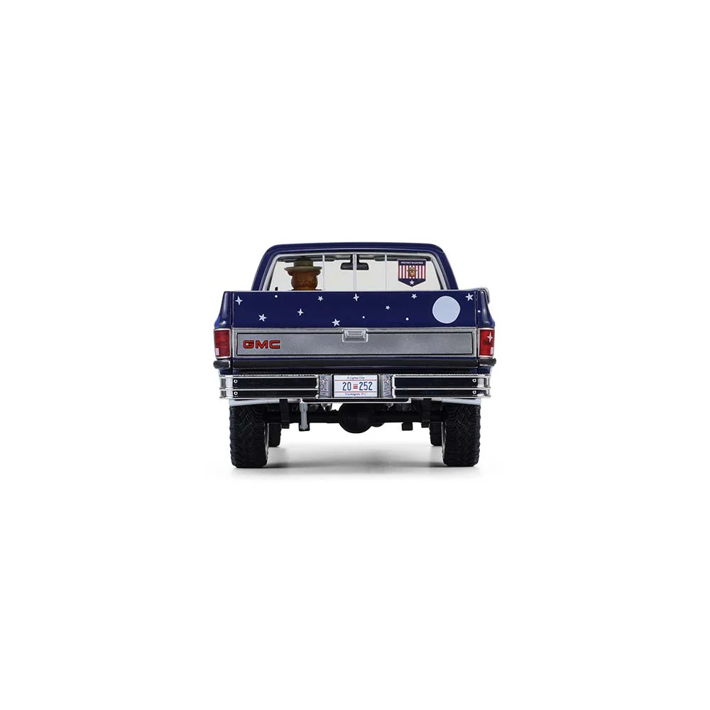 PRE-ORDER 1983 GMC Sierra Classic w/ Smokey Bear Figure - Smokey Bear – Stars & Stripes Special Edition Diecast 1:18 Scale Model - Greenlight 13714 - Image 4
