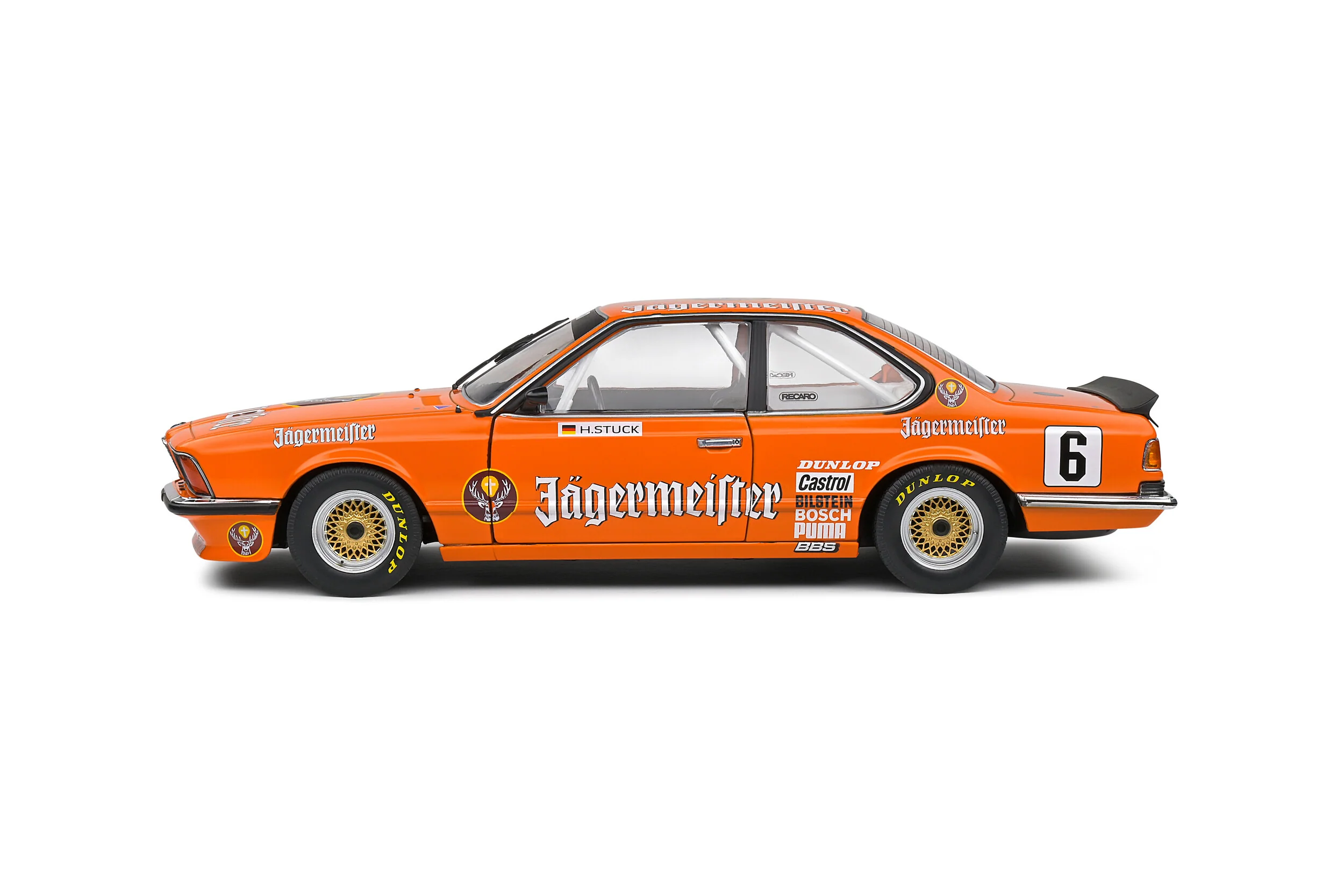 PRE-ORDER 1984 BMW 635 CSI (E24) #6 H. Stuck European Touring Car Championship Diecast 1:18 Scale Model - Solido S1810302 - Image 2
