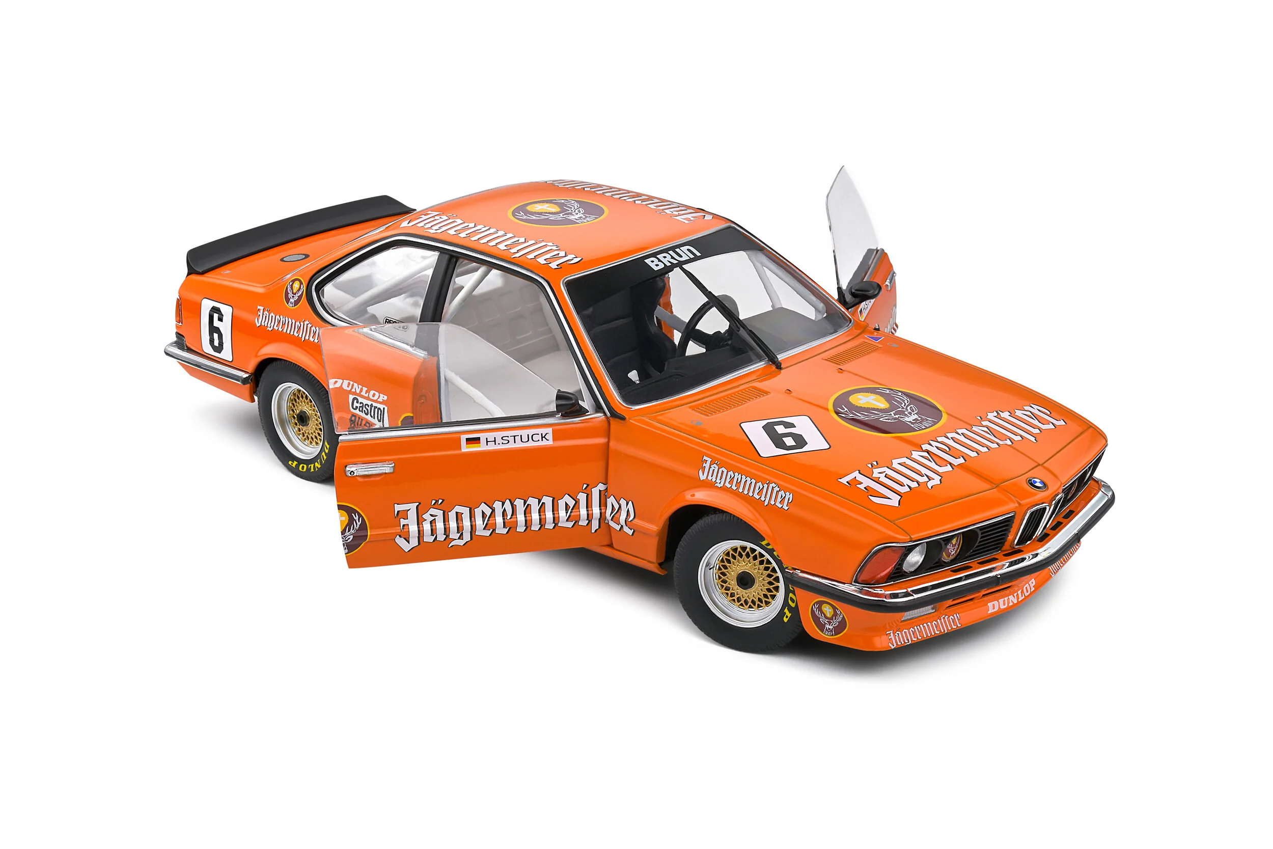 PRE-ORDER 1984 BMW 635 CSI (E24) #6 H. Stuck European Touring Car Championship Diecast 1:18 Scale Model - Solido S1810302 - Image 8
