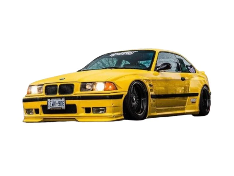 PRE-ORDER 1990 BMW M3 Coupe Pandem Sun Yellow Diecast 1:18 Scale Model - Solido S1803921