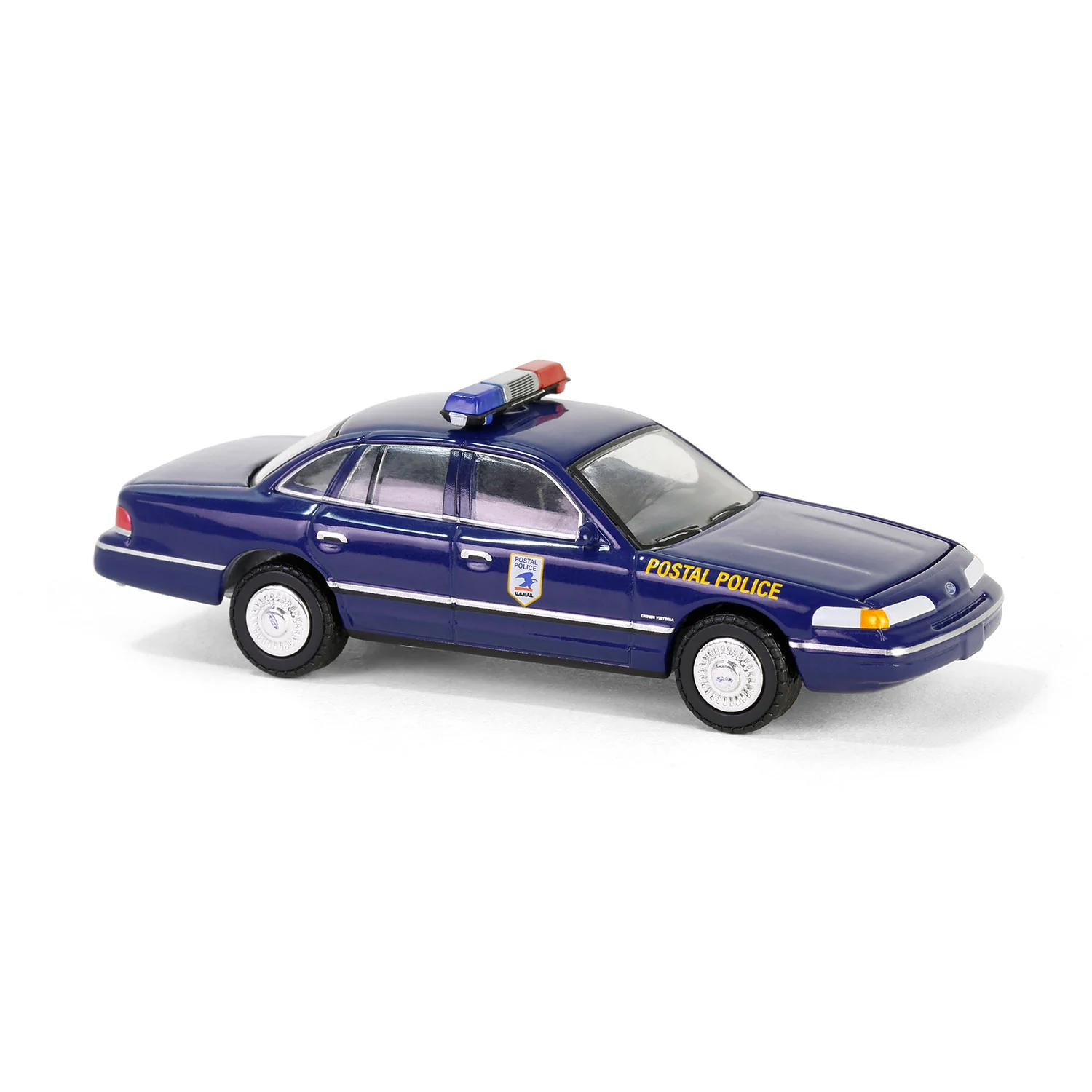 PRE-ORDER 1992 Ford Crown Victoria Police Interceptor - USPS Postal Police Diecast 1:64 Scale Model - Greenlight 30516 - Image 3