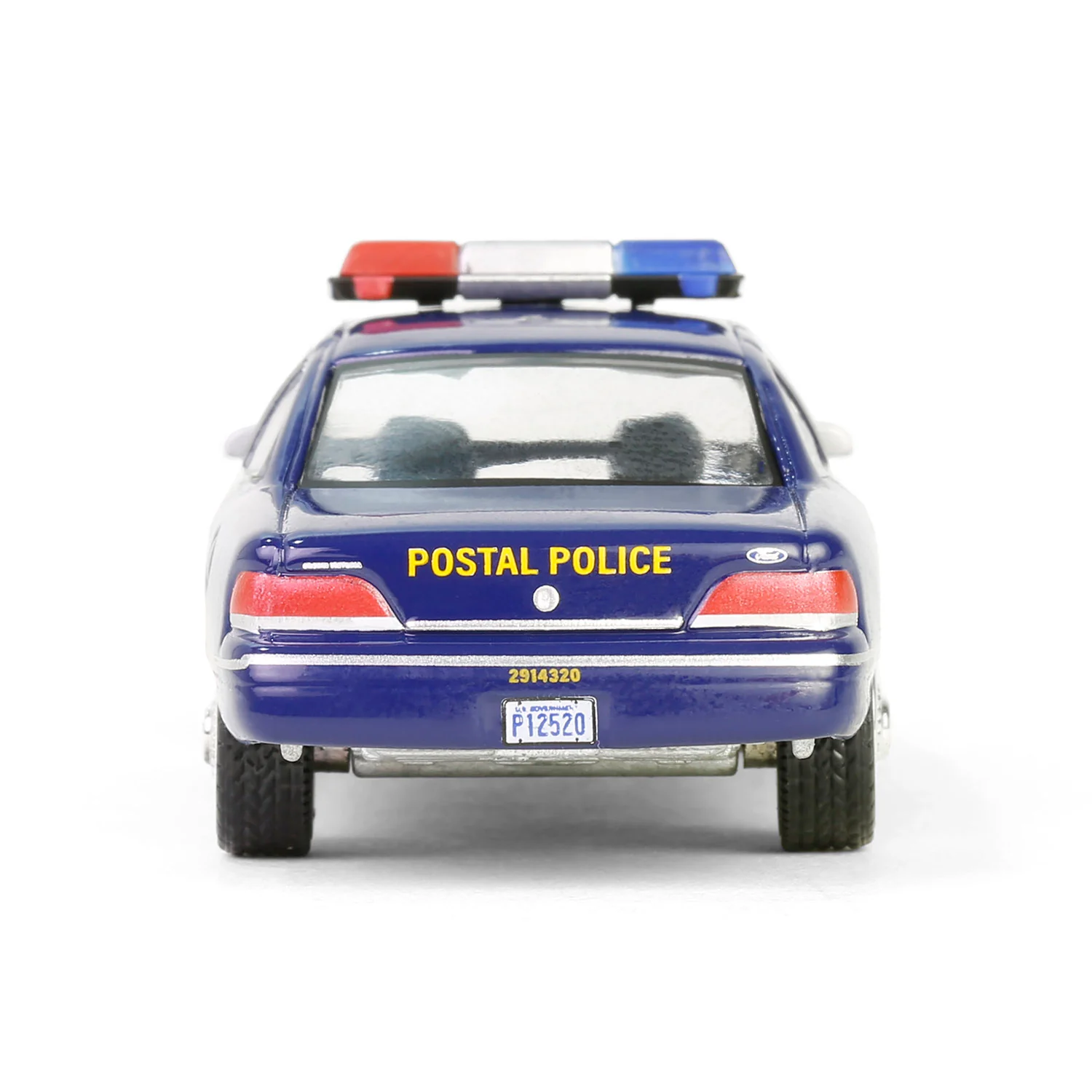 PRE-ORDER 1992 Ford Crown Victoria Police Interceptor - USPS Postal Police Diecast 1:64 Scale Model - Greenlight 30516 - Image 5