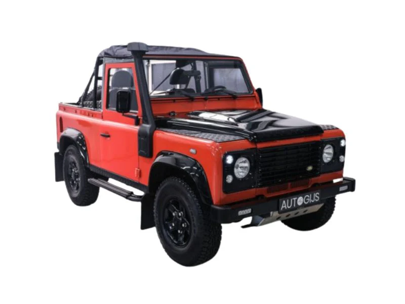PRE-ORDER 2016 Land Rover Defender 90 Convertible Orange Diecast 1:18 Scale Model - Solido S1813502