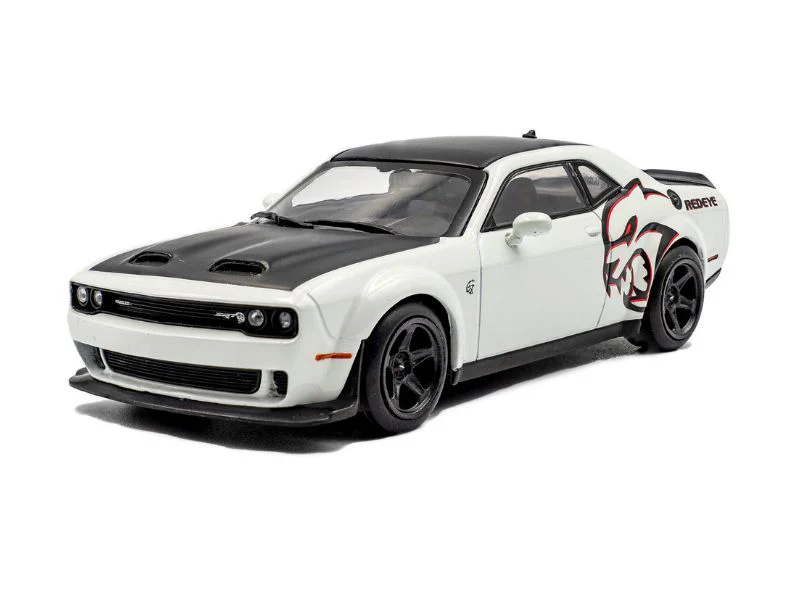 PRE-ORDER 2020 Dodge Challenger SRT Hellcat Redeye Widebody Custom White Knuckle Diecast 1:43 Scale Model - Solido S4310309