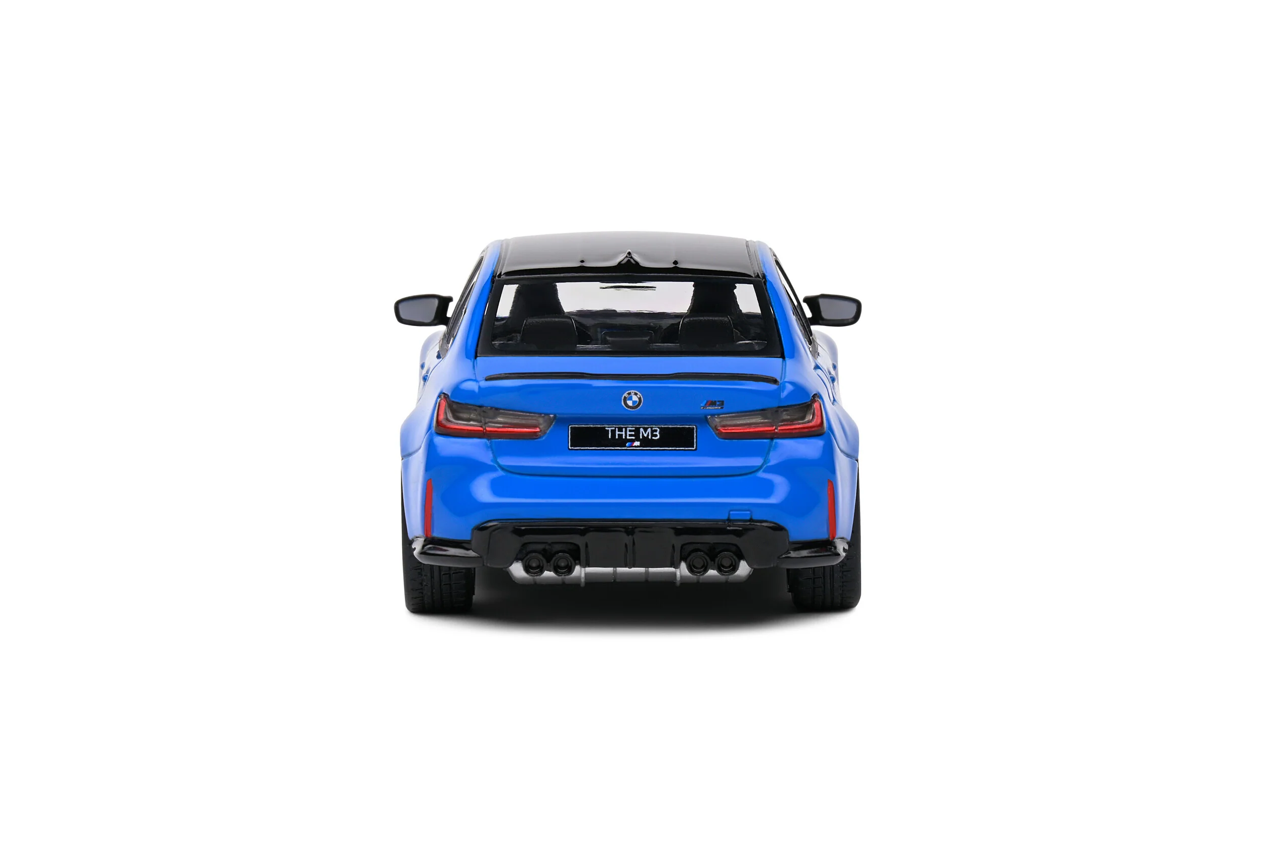 PRE-ORDER 2023 BMW G80 M3 Sedan - Santorini Blue Diecast 1:43 Scale Model - Solido S4315302 - Image 3