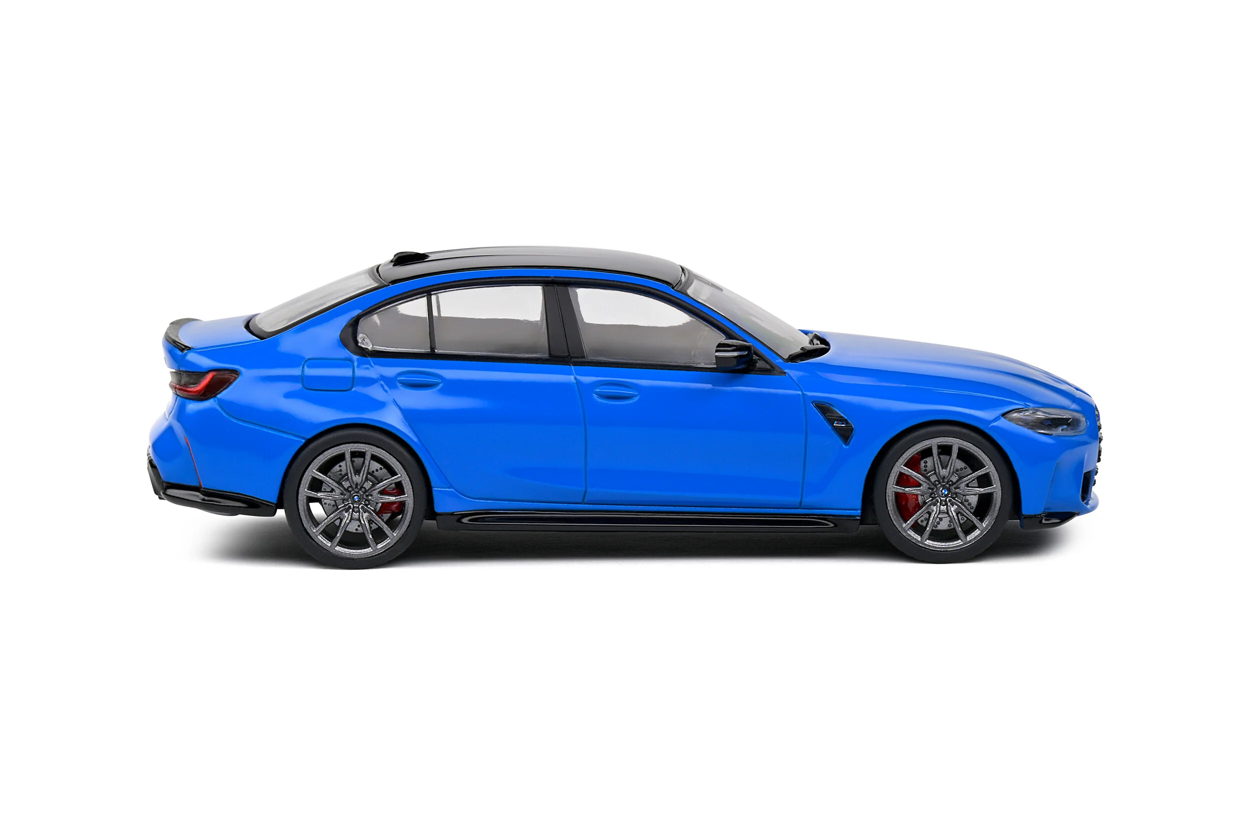 PRE-ORDER 2023 BMW G80 M3 Sedan - Santorini Blue Diecast 1:43 Scale Model - Solido S4315302 - Image 5