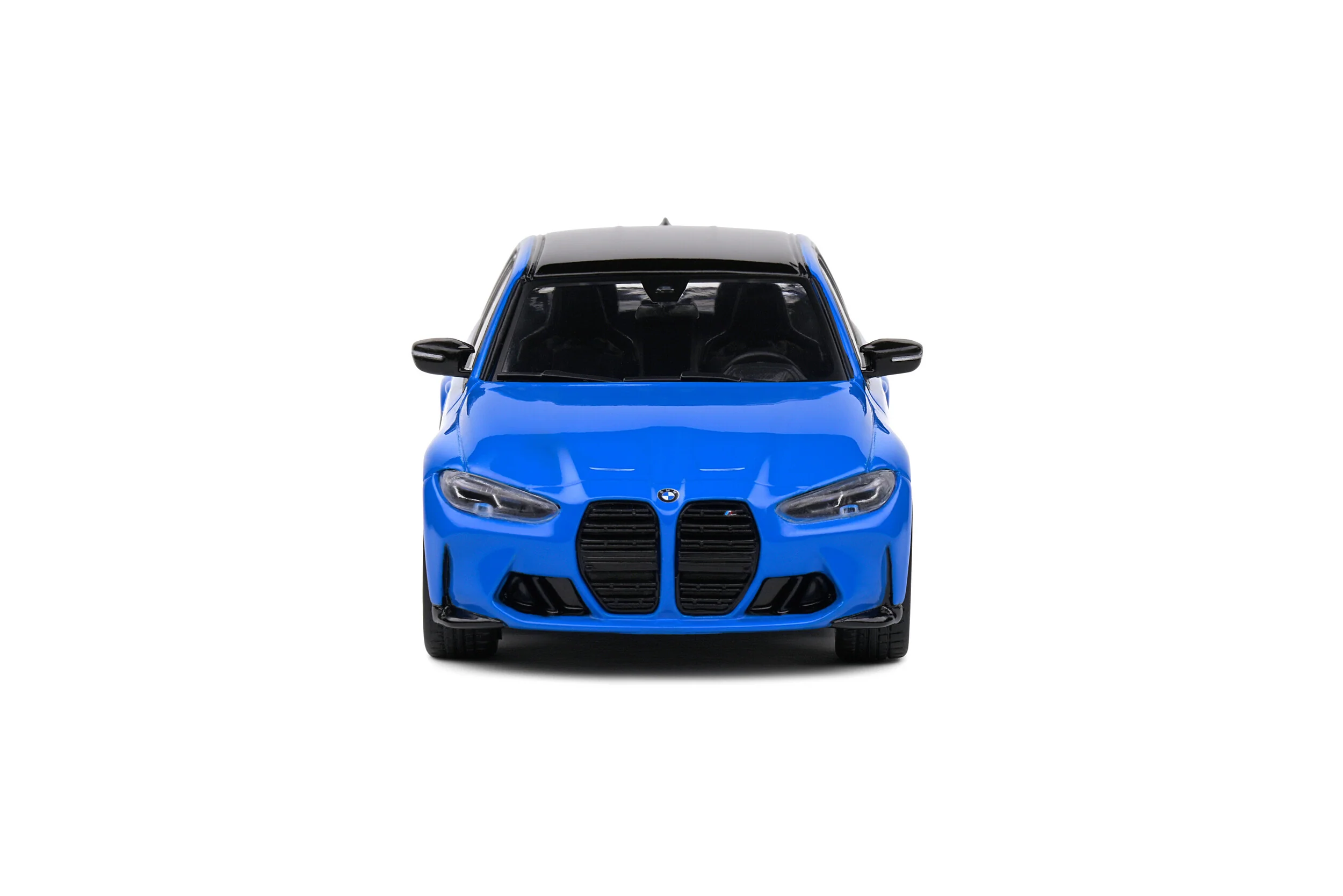 PRE-ORDER 2023 BMW G80 M3 Sedan - Santorini Blue Diecast 1:43 Scale Model - Solido S4315302 - Image 6