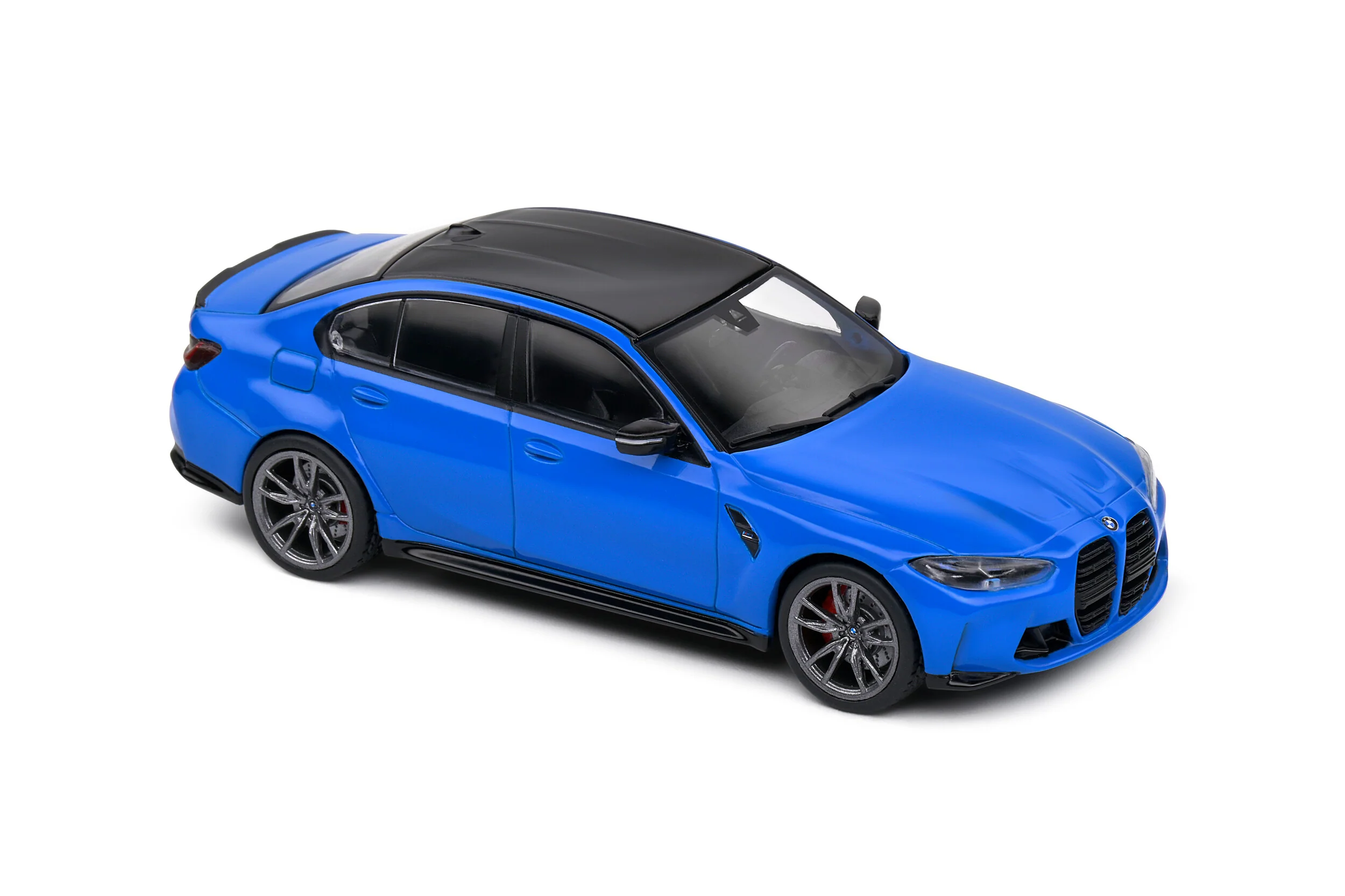 PRE-ORDER 2023 BMW G80 M3 Sedan - Santorini Blue Diecast 1:43 Scale Model - Solido S4315302 - Image 8