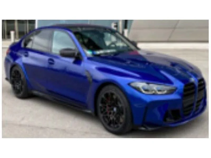 PRE-ORDER 2023 BMW G80 M3 Sedan - Santorini Blue Diecast 1:43 Scale Model - Solido S4315302 - Image 9