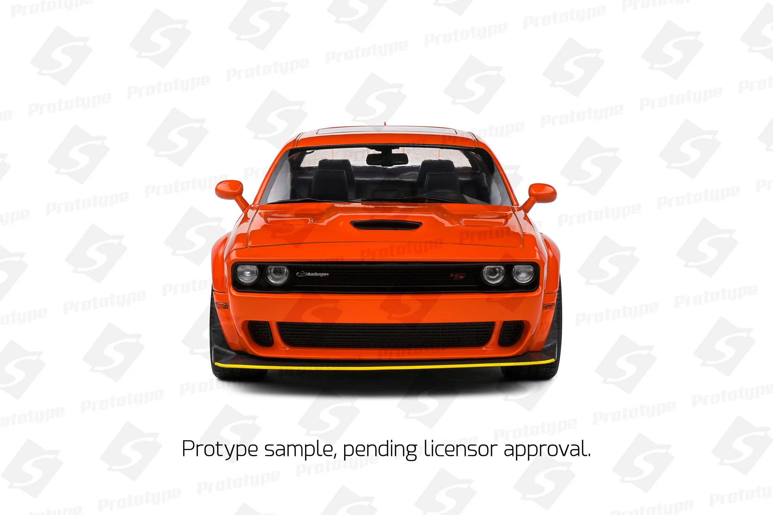 PRE-ORDER 2023 Dodge Challenger R/T Scat Pack Widebody - Hazzard Tribute Diecast 1:18 Scale Model - Solido S1805713 - Image 6