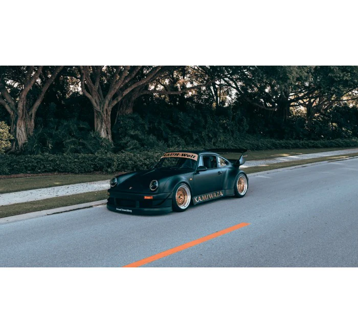 PRE-ORDER 2023 Porsche 911 964 RWB Kamizawa - Black Diecast 1:43 Scale Model - Solido S4318501 - Image 2