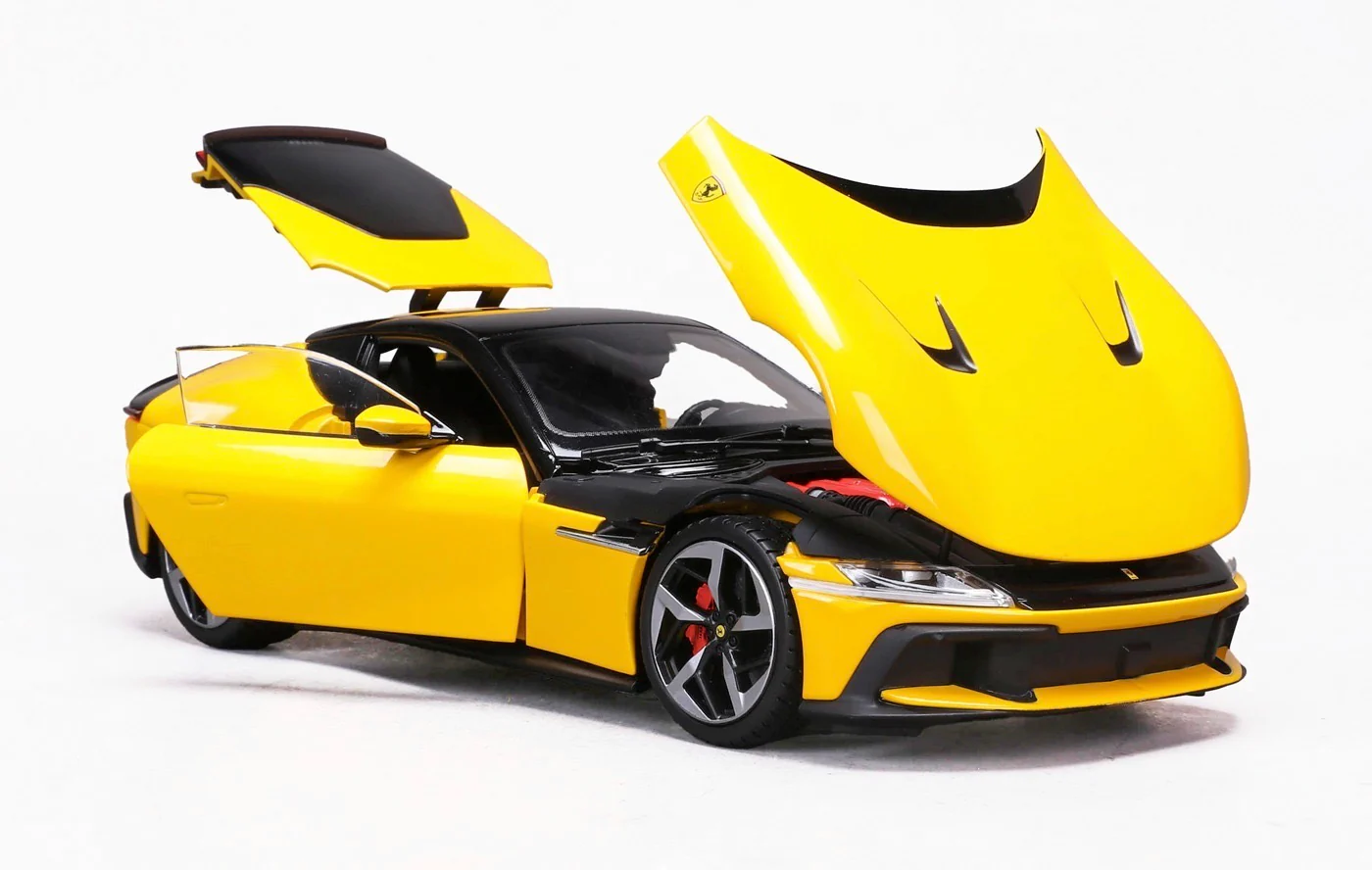 PRE-ORDER 2024 Ferrari 12Cilindri Giallo Modena Yellow Diecast 1:18 Scale Model - Polistil 18FE02014 - Image 6