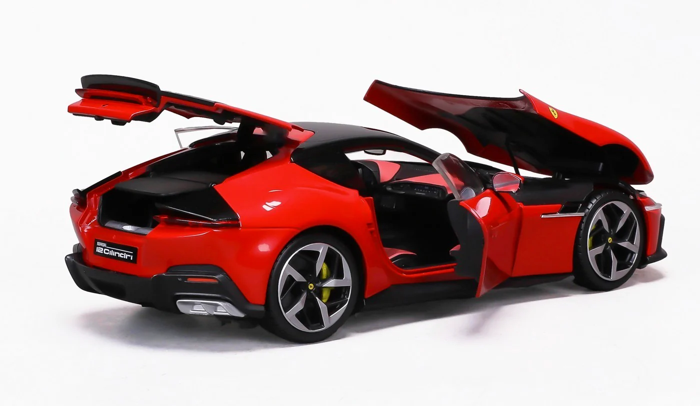 PRE-ORDER 2024 Ferrari 12Cilindri Rosso Corsa Red Diecast 1:18 Scale Model - Polistil 18FE02010 - Image 3