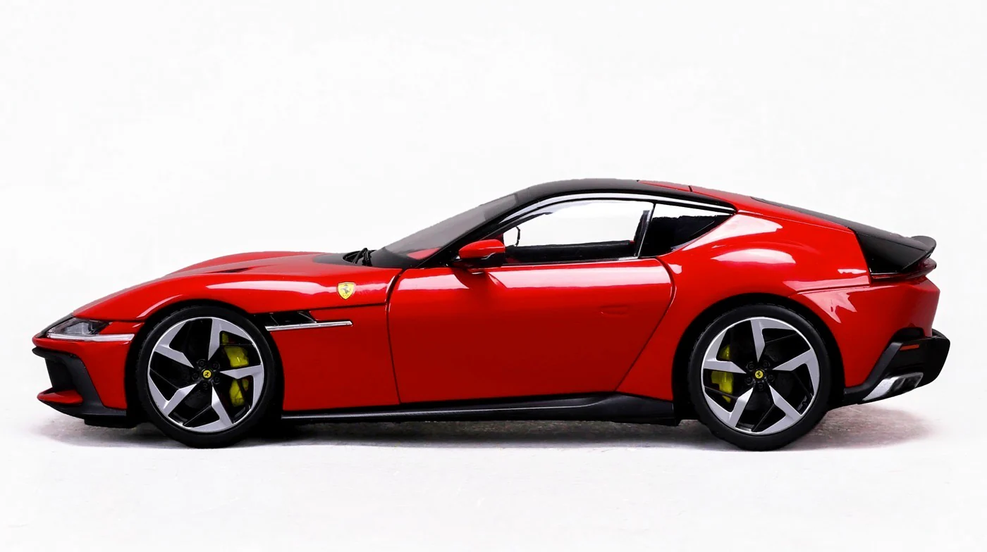 PRE-ORDER 2024 Ferrari 12Cilindri Rosso Corsa Red Diecast 1:18 Scale Model - Polistil 18FE02010 - Image 4