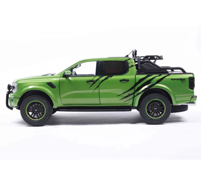 PRE-ORDER 2024 Ford Ranger Raptor Metallic Green Diecast 1:18 Scale Model - Solido S1813903 - Image 6