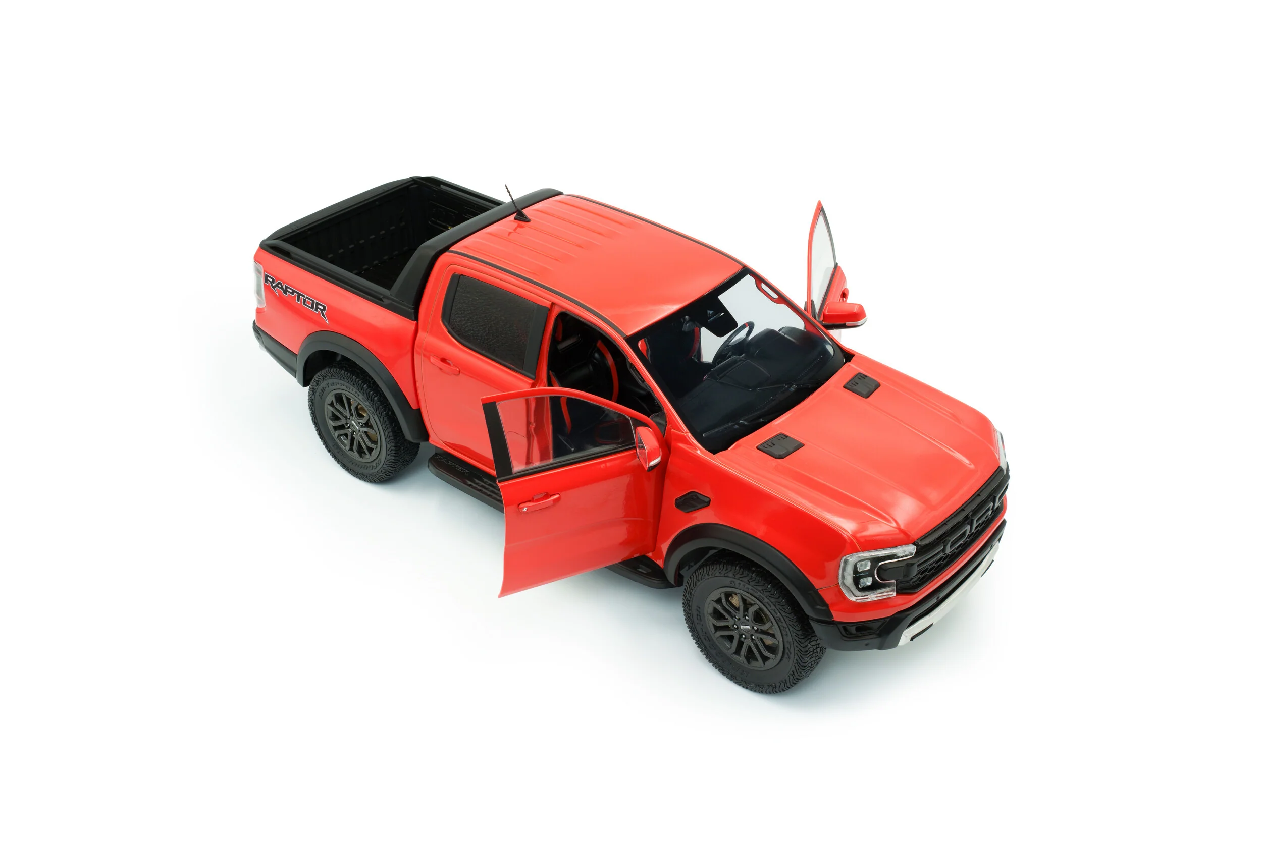 PRE-ORDER 2024 Ford Ranger Raptor Orange Diecast 1:18 Scale Model - Solido S1813901 - Image 2