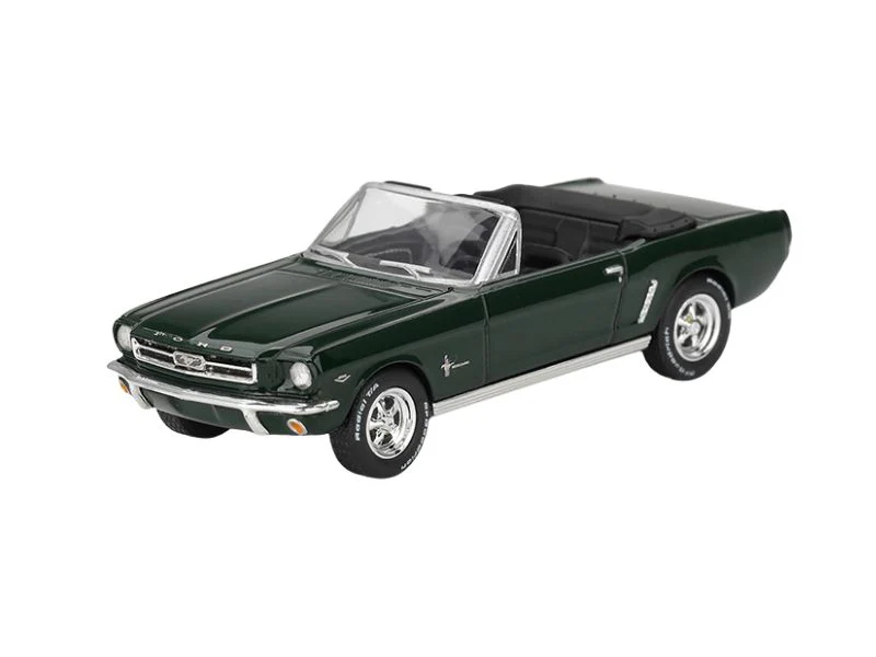 PRE-ORDER - 12 PACK 1964 Ford Mustang Convertible – Highland Green (Mini GT) Diecast 1:64 Scale Model - TSM MGT01166 - Image 2