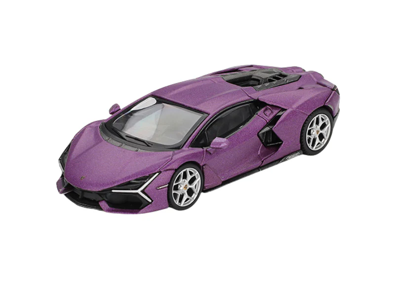 PRE-ORDER - 24 PACK Lamborghini Revuelto Viola 30th – Matte Purple (Mini GT) Diecast 1:64 Scale Model - TSM MGT01121 - Image 2