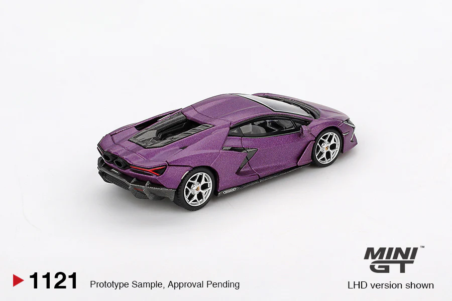 PRE-ORDER - 24 PACK Lamborghini Revuelto Viola 30th – Matte Purple (Mini GT) Diecast 1:64 Scale Model - TSM MGT01121 - Image 3